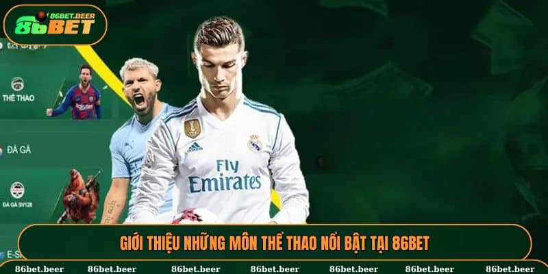 Giới thiệu những môn thể thao nổi bật tại 86BET