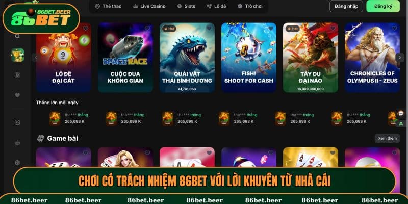 Chơi Có Trách Nhiệm 86BET - Yếu Tố Quan Trọng Cho Hội Viên 4 Bí kíp để chơi có trách nhiệm 86BET