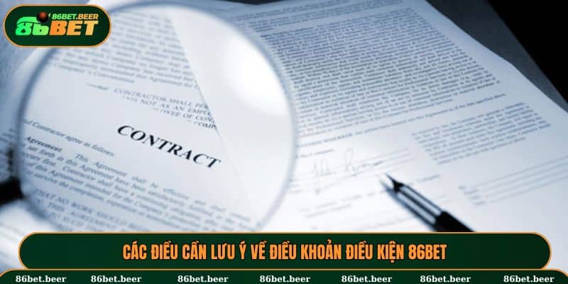 Các điều cần lưu tâm khi tham gia 86BET