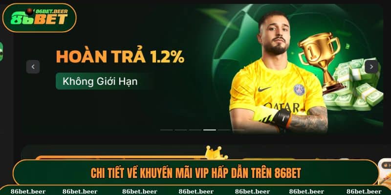 Chi tiết về khuyến mãi VIP hấp dẫn trên 86BET